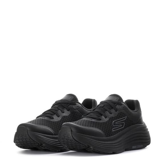Skechers Womens 6.5 Black Max Cushion Endeavor Platform Walking Sneakers LB15-26 - Picture 1 of 9